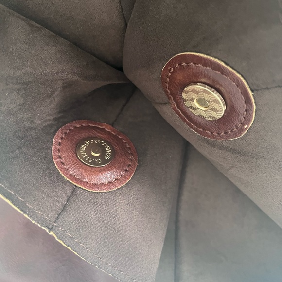 NWOT Large roomy Brown Tote PU/vegan Friendly - Picture 3 of 7